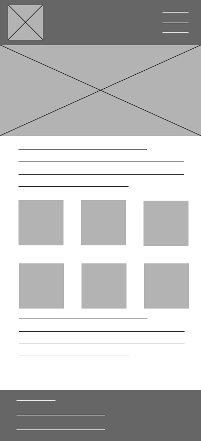 Wireframes forside