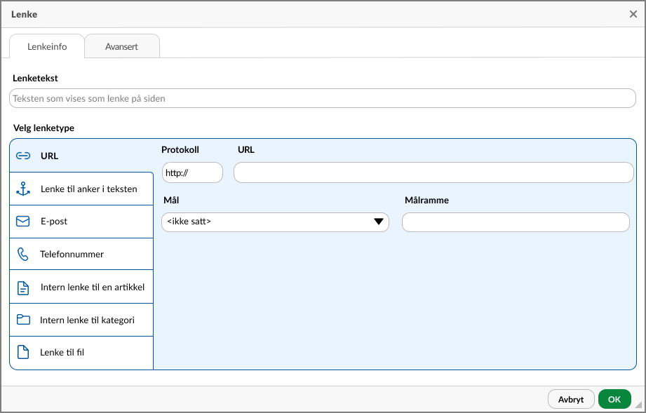 Editor – etter